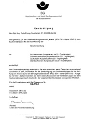 Zertifikat Abnahmeprüfung Zertifikat Abnahmeprüfung