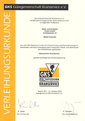 GKS-Zertifikat